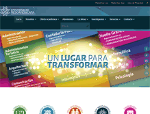 Tablet Screenshot of lameso.edu.mx